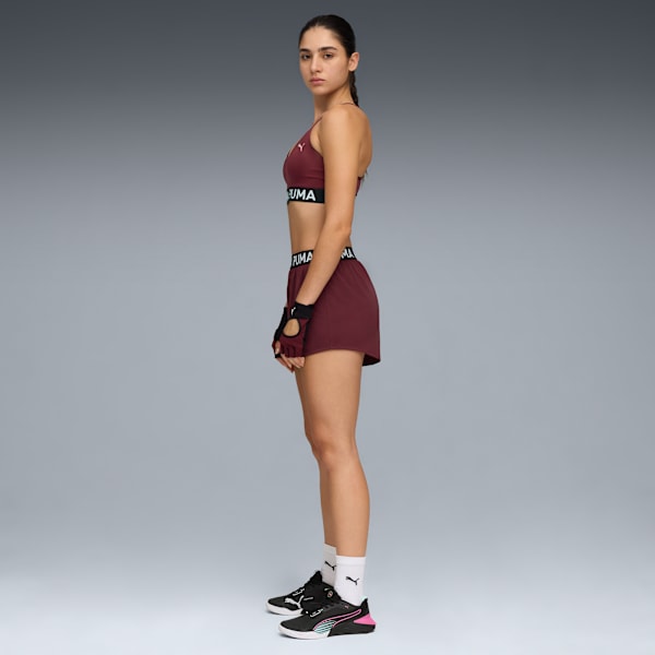 PUMA STRONG 3" Knit Shorts Women, Ruby Shimmer, extralarge-GBR